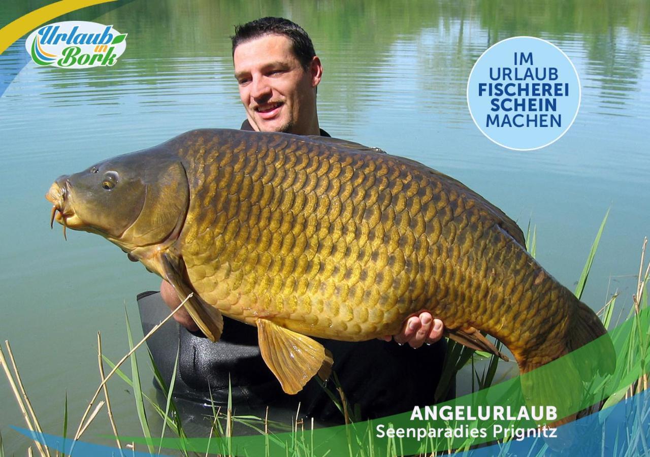 Jagd-Angler-Holzhaus-Im-Wald-Am-See Villa Kyritz Esterno foto